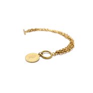 دستبند زنانه طلایی ویکتوریا
